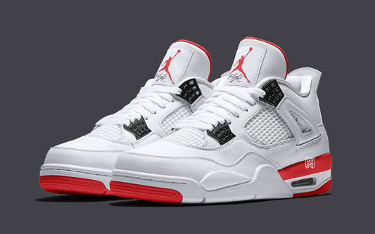 AIR JORDAN 4/Black-White-red