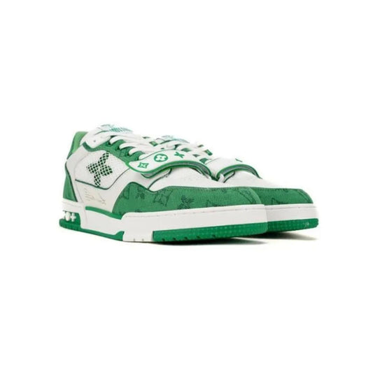 LOUIS VUITTON Sneaker low - green/ blanc