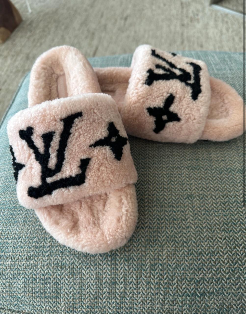 Louis Vuitton Shoes Slippers Rubber Wool