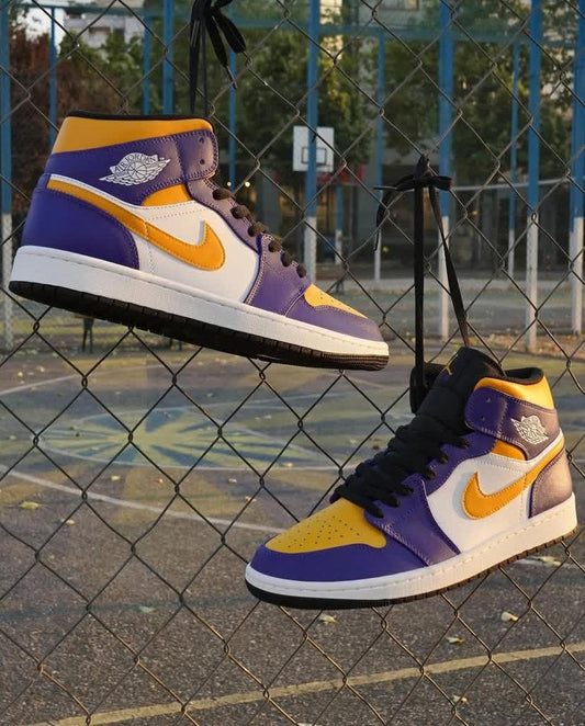 AIR JORDAN 1 RETRO HIGH /Purple-Mustard