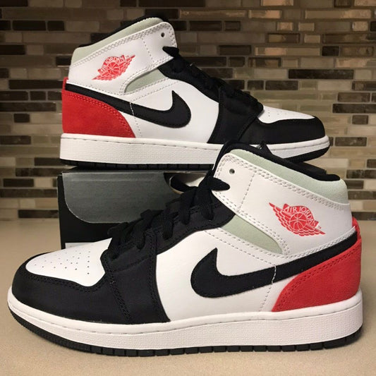 AIR JORDAN 1 MID GS UNION TRACK RED